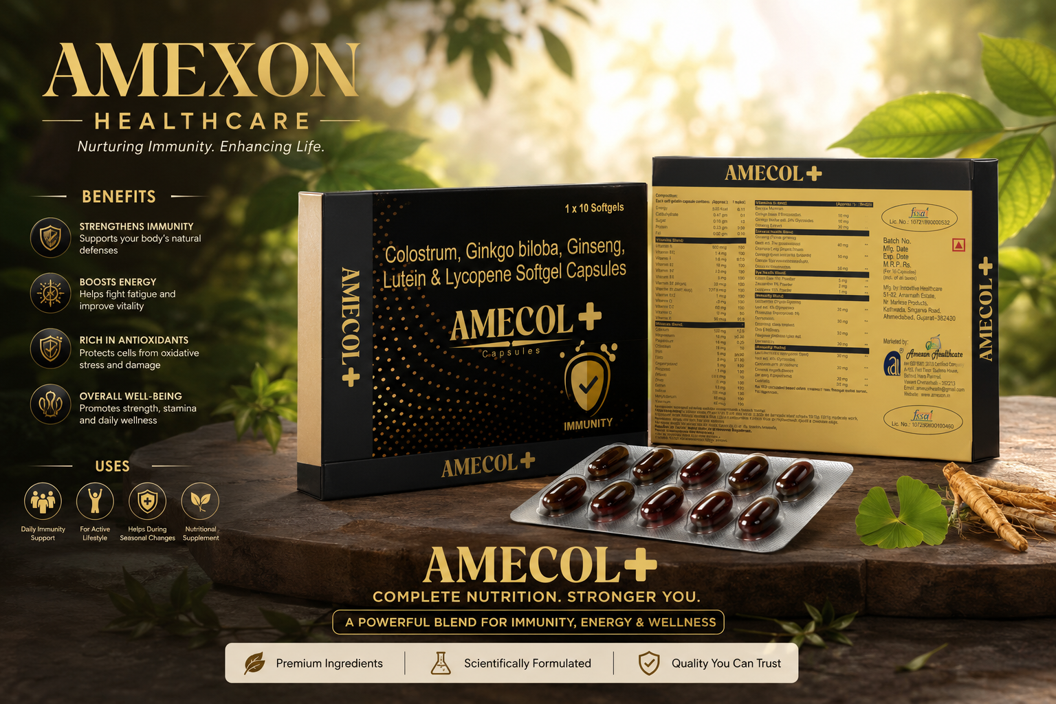 AMECOL+ CAP